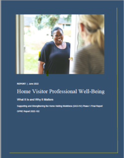 cover of home visitor pwb report