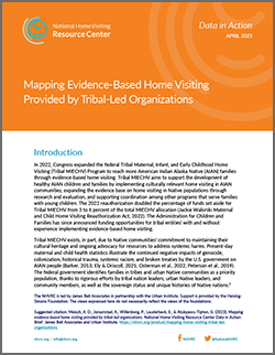 Cover of Mapping Evidence-Based Home Visiting Provided by Tribal-Led Organizations