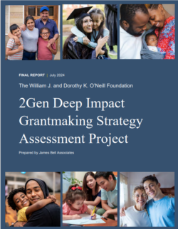 Cover of 2Gen Deep Impact Grantmaking Strategy Assessment Project Final Report